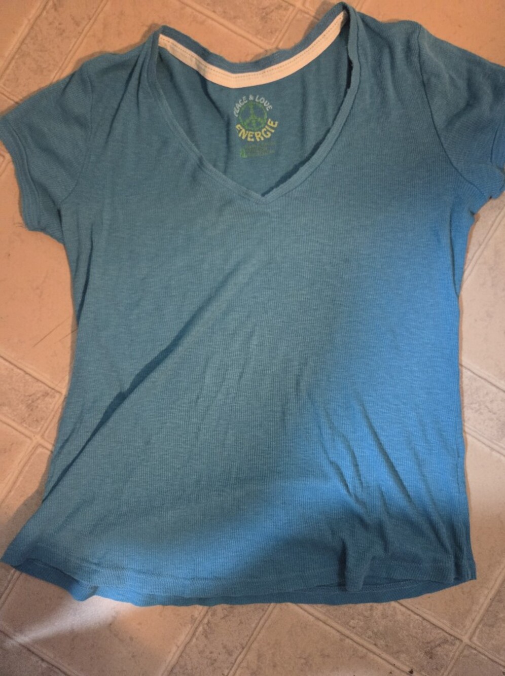 Energie Aqua V-Neck Short Sleeve Tee